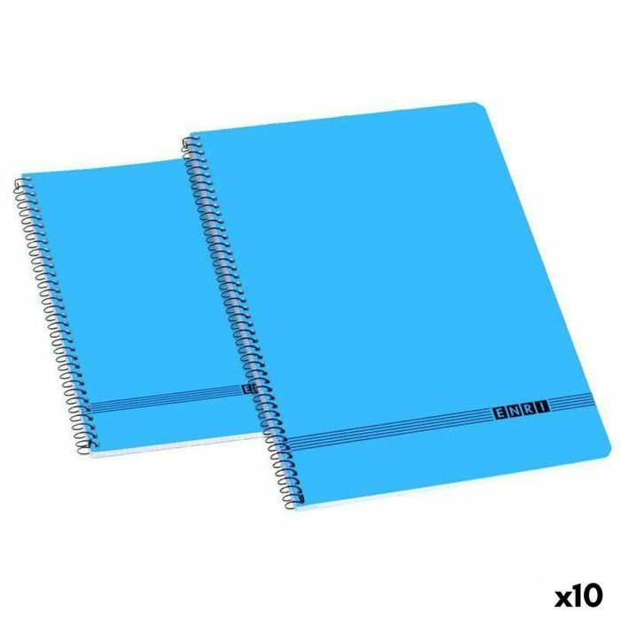 Cuaderno ENRI 80 Hojas Azul (10 Unidades) Cuaderno ENRI 80 Hojas Azul (10 Unidades)
