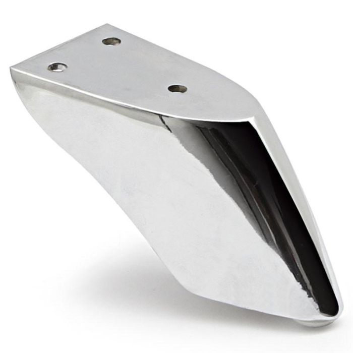 Q&Q Pata de Metal Modelo Asia H50 Cromada para Mueble y Sofá, 50 mm Altura