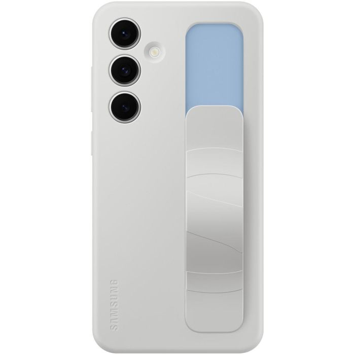 Samsung EF-GS721 Funda Standing Grip para Galaxy S24 FE Gris – Carcasa de Silicona con Soporte, Resistente a Golpes y Rayones 5