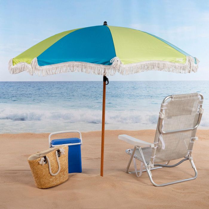 Sombrilla de playa Aktive Multicolor 180 x 187 x 180 cm (4 Unidades) 5 Sombrilla de playa Aktive Multicolor 180 x 187 x 180 cm (4 Unidades) 5