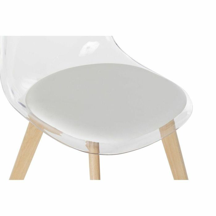 Silla Urban DKD Home Decor Blanco Transparente 47 x 81 x 54 cm 6