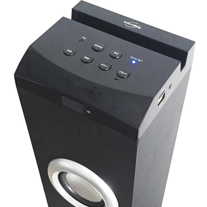 INOVALLEY HP41-BTH Torre de sonido Bluetooth negra 1 INOVALLEY HP41-BTH Torre de sonido Bluetooth negra 1