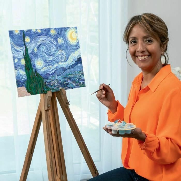 Ravensburger 23518 CreArt Van Gogh: La Noche Estrellada - Pintar por Números Gran Formato 30x40 cm, 14+ años 3 Ravensburger 23518 CreArt Van Gogh: La Noche Estrellada - Pintar por Números Gran Formato 30x40 cm, 14+ años 3