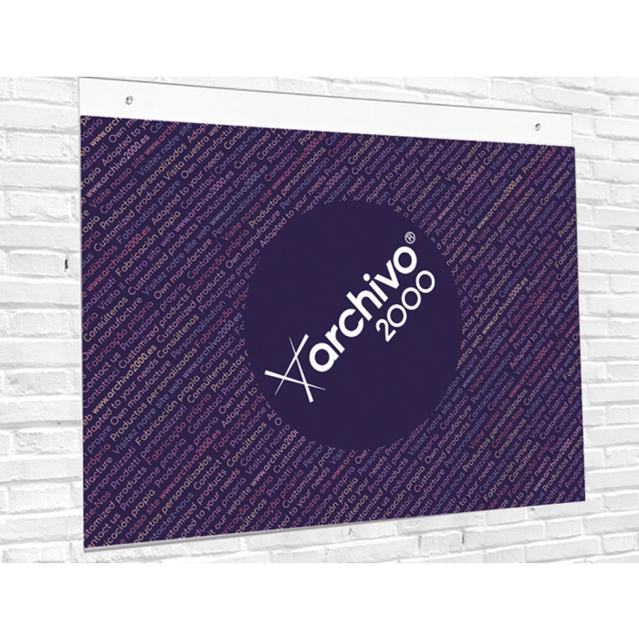 Archivo 2000 Expositor Mural DIN A4 Horizontal 300x235 mm Cristal Transparente 3