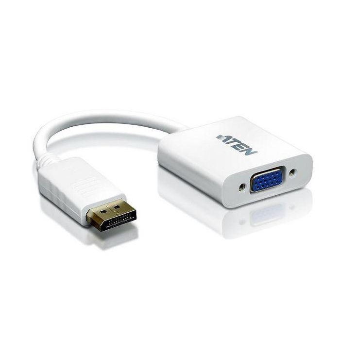 Aten Displayport/VGA adapter DisplayPort Male VGA HDB-15 Female Blanco Aten Displayport/VGA adapter DisplayPort Male VGA HDB-15 Female Blanco