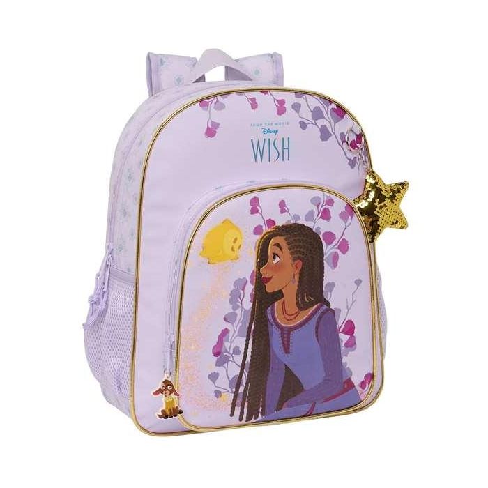 Mochila Escolar Wish Lila 32 X 38 X 12 cm