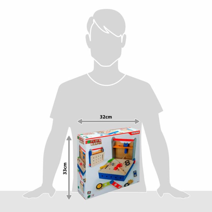 Juego de herramientas para niños Colorbaby 20 Piezas 2 Unidades 1 Juego de herramientas para niños Colorbaby 20 Piezas 2 Unidades 1