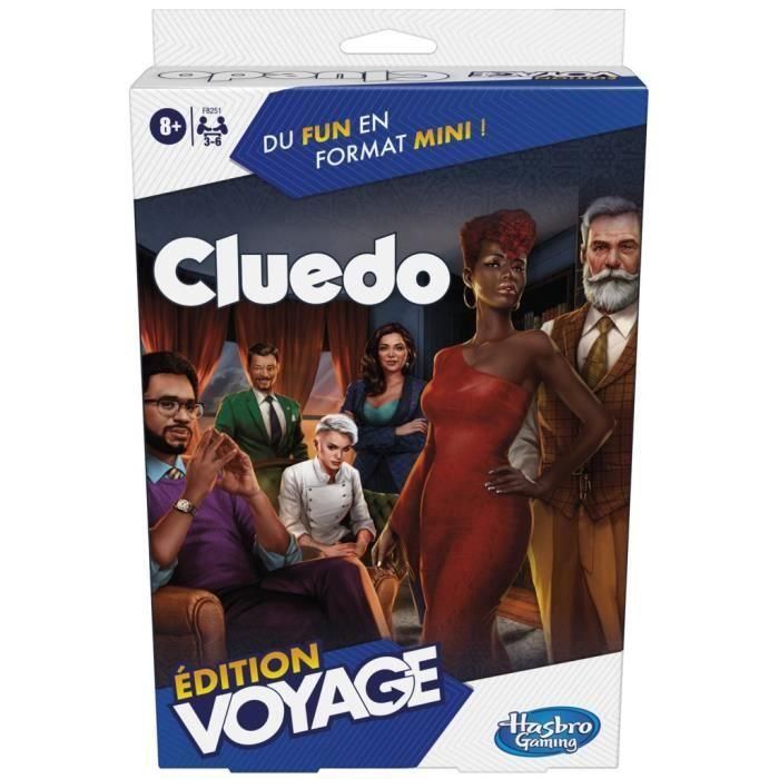 Cluedo Voyage, juego de mesa de viaje para 3 a 6 jugadores, juego de viaje, 8 años, Hasbro Gaming 5