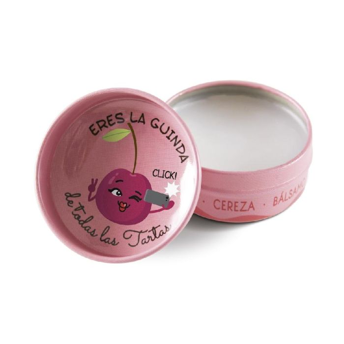 The Fruit Company Bálsamo Labial Cereza: Hidrata y Repara Tus Labios. Aroma Frutos Rojos