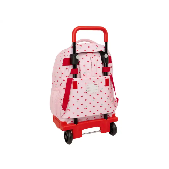 Safta Mochila Grande con Ruedas Compact Extraible Glowlab Frutitas 450x330x220 mm 1