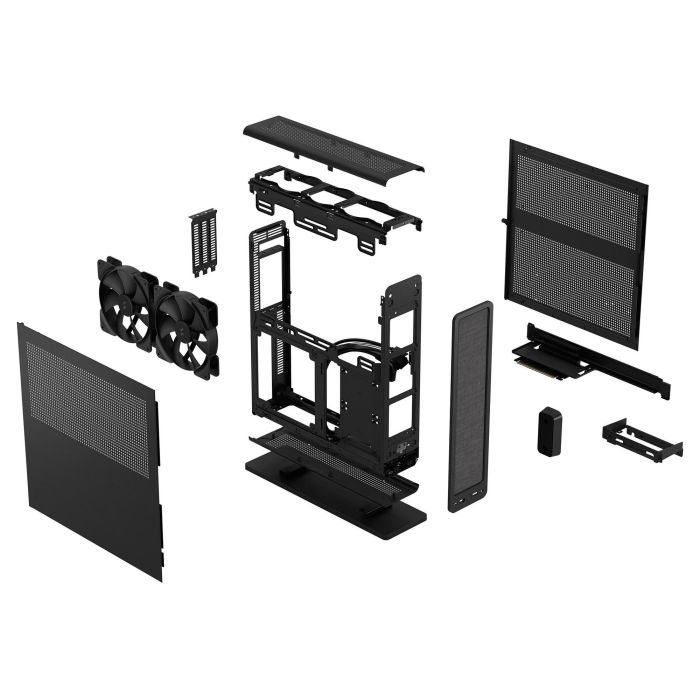 Fractal Design Mini Fractal Design Ridge SFF PC Negro Mini-ITX Acero 12.6L