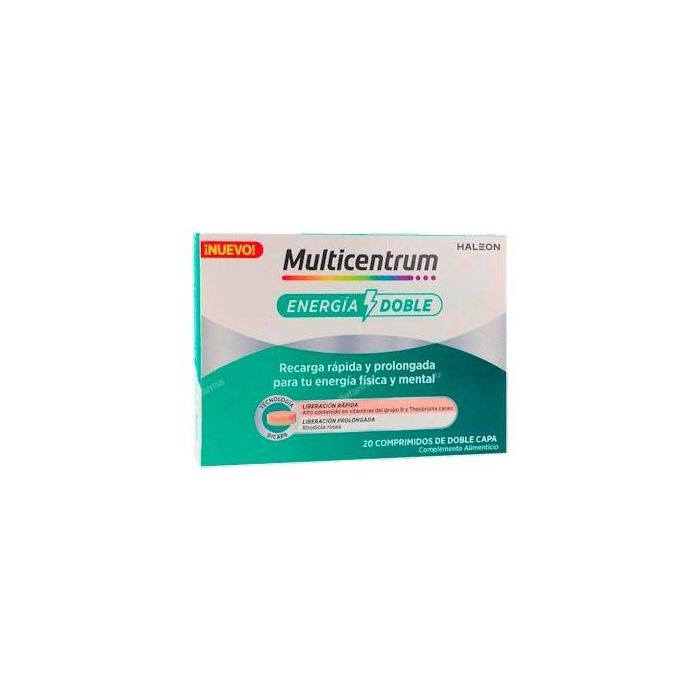 Multicentrum Energía Doble 20 Comprimidos