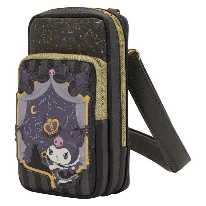 Bolso bandolera + Monedero 20th Anniversary Kuromi Hello Kitty Loungefly 2