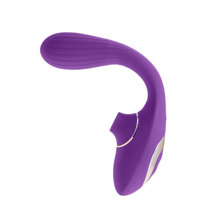 Vibrador Doble Estimulación S Pleasures Lila 2 Vibrador Doble Estimulación S Pleasures Lila 2
