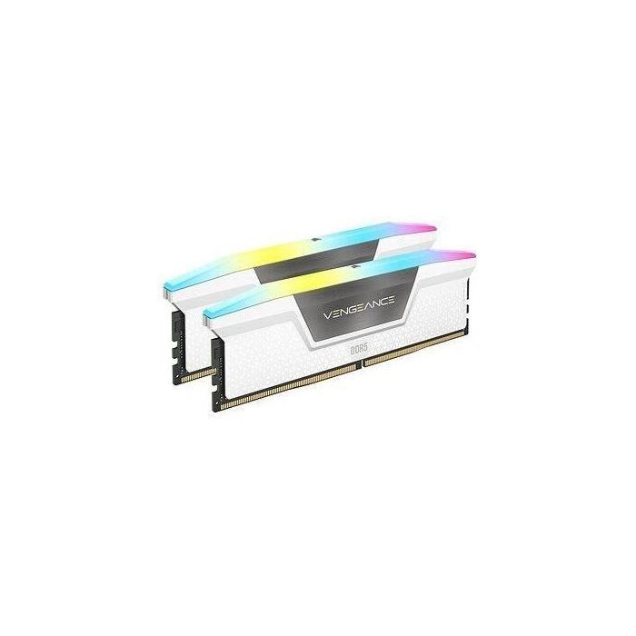 Corsair Memoria DDR5 32GB (2x16GB) 6000MHz Vengeance RGB Blanca CMH32GX5M2E6000C36W - Compatible con Intel 700 Series 1 Corsair Memoria DDR5 32GB (2x16GB) 6000MHz Vengeance RGB Blanca CMH32GX5M2E6000C36W - Compatible con Intel 700 Series 1