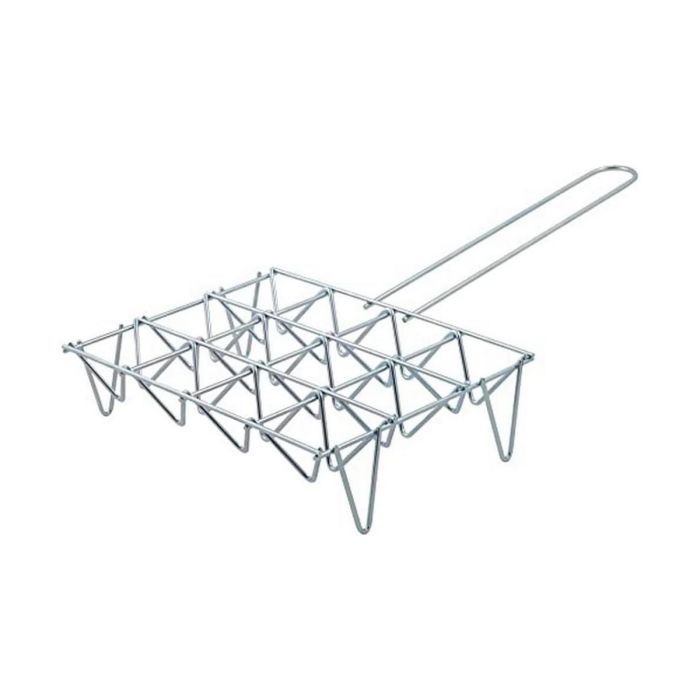 Parrilla para Verduras EDM 33,5 x 25 cm Metal Cromo 0 Parrilla para Verduras EDM 33,5 x 25 cm Metal Cromo 0