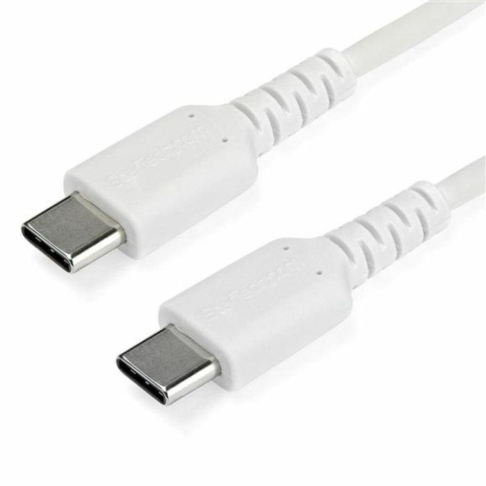 Cable USB C Startech RUSB2CC1MW Blanco 1 m Cable USB C Startech RUSB2CC1MW Blanco 1 m