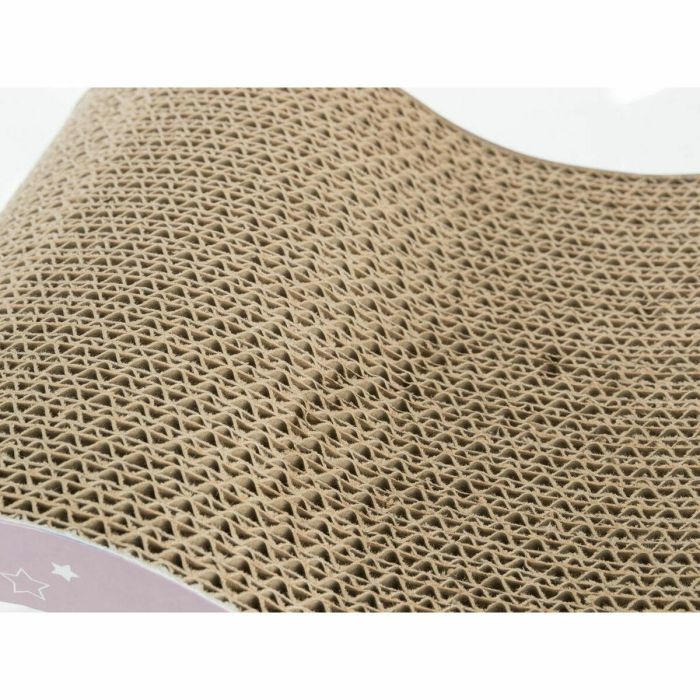 Trixie TRI4011905480121 Rascador para Gatos Junior Wave, Forma Ondulada, Medidas 38x7x18 cm, Tonos Malva y Menta 14