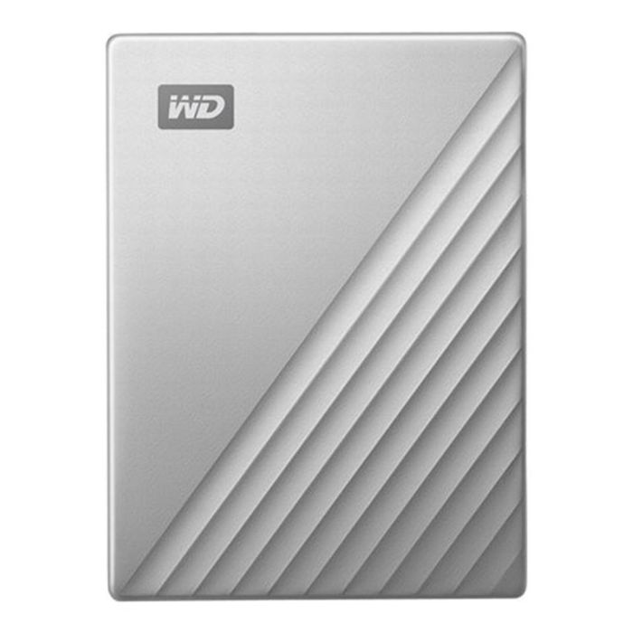 Western Digital WD Disco Duro Externo Portátil 5 TB Cifrado AES 256 bits USB 3.1 USB-C Plata