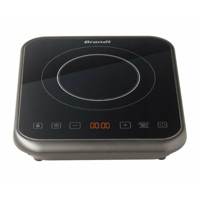 Brandt TI1FSOFT Placa de inducción independiente Negra, 1 zona de cocción, superficie vitrocerámica, control frontal 1 Brandt TI1FSOFT Placa de inducción independiente Negra, 1 zona de cocción, superficie vitrocerámica, control frontal 1