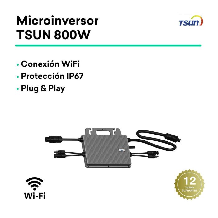 TORNASOL Kit solar autoinstalable 800W, x2 paneles solares rígidos, bifaciales, incl. 20º 9 TORNASOL Kit solar autoinstalable 800W, x2 paneles solares rígidos, bifaciales, incl. 20º 9