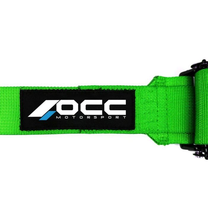 Occ Motorsport OCCRF1 Arnés de seguridad para coche de competición 6 Puntos 3 Pulgadas Verde Homologación FIA 8853-2016 Universal 6