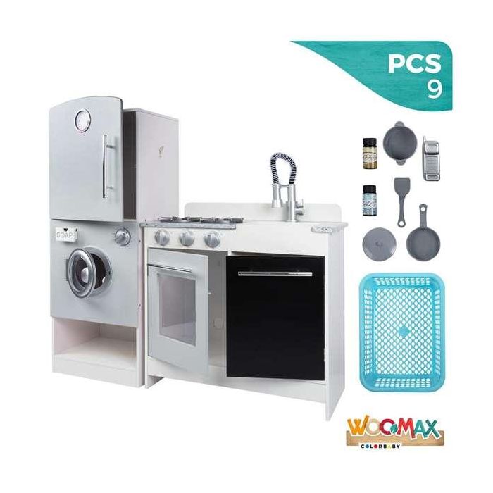 Cocina moderna de madera woomax 105x30x95 cm 3 Cocina moderna de madera woomax 105x30x95 cm 3