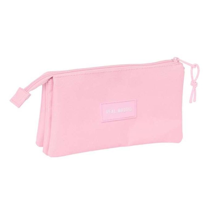 Safta Portatodo Triple Real Madrid Chica Rosa 22x12x3 cm 1