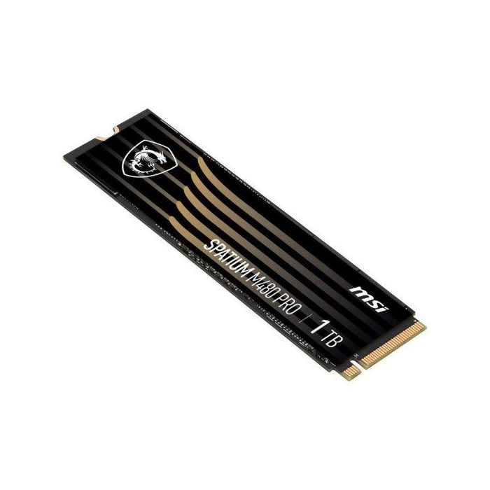 MSI SPATIUM M480 PRO PCIe 4.0 NVMe M.2 1TB SSD S78-440L1G0-P83 - 7400 MB/s Lectura, 6000 MB/s Escritura, para PC/Portátil 3