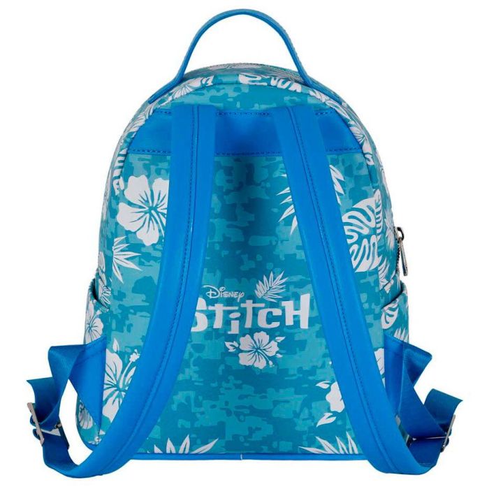 Disney Lilo y Stitch Mochila Heady Aloha Azul Urbana con Compartimentos 2 Disney Lilo y Stitch Mochila Heady Aloha Azul Urbana con Compartimentos 2