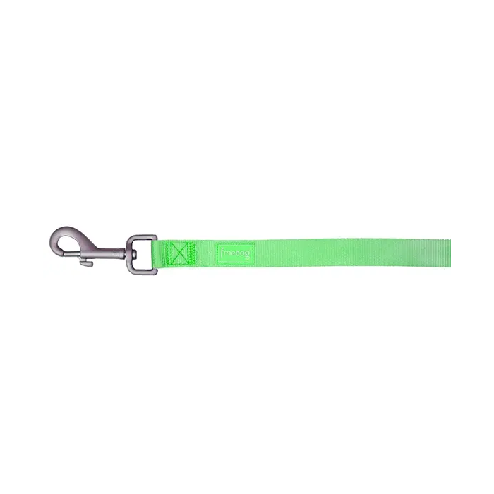 Freedog Tirador Nylon Basic Verde Lima 15 mm X 120 cm