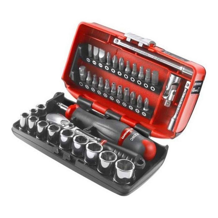 Facom RL.NANO1PB - Caja de Herramientas: Juego de Vasos y Puntas 1/4" Métricas (5.5-14mm) con Trinquete, 38 Piezas 0 Facom RL.NANO1PB - Caja de Herramientas: Juego de Vasos y Puntas 1/4" Métricas (5.5-14mm) con Trinquete, 38 Piezas 0