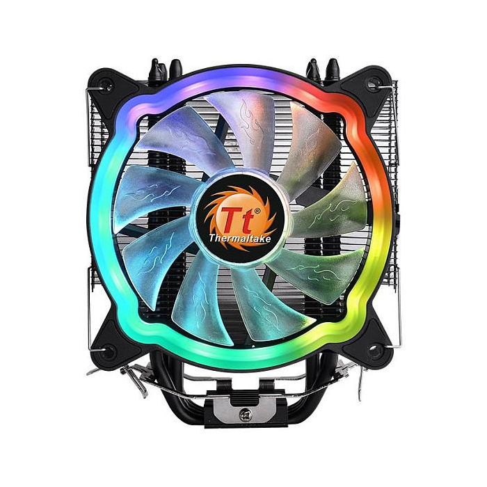Thermaltake UX 200 ARGB Enfriador de CPU PWM | Ventilador 12cm | TDP 130W | Compatible AM4/115x | Iluminación ARGB