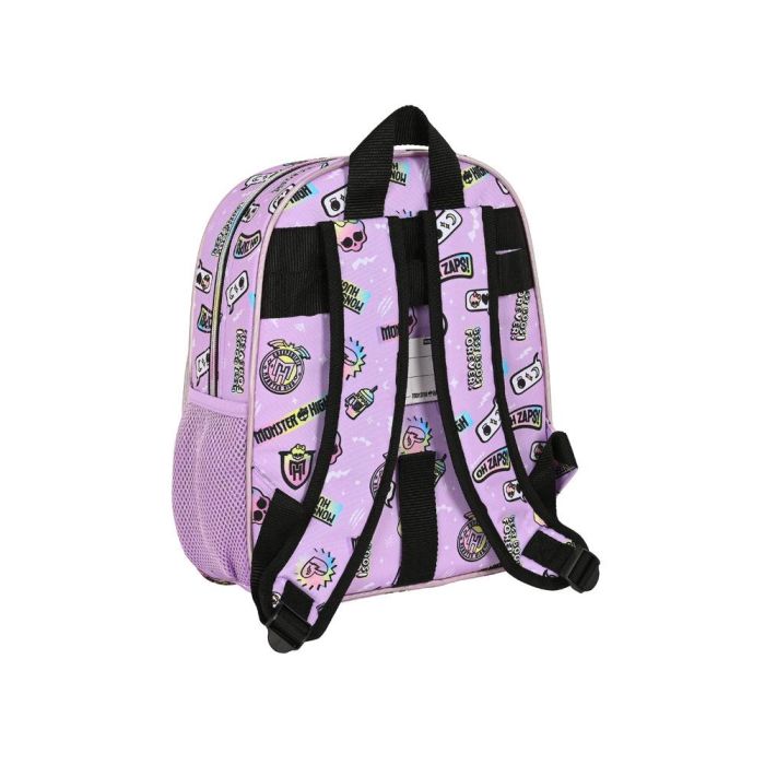 Mochila Escolar Monster High Best boos Lila 28 x 34 x 10 cm 1