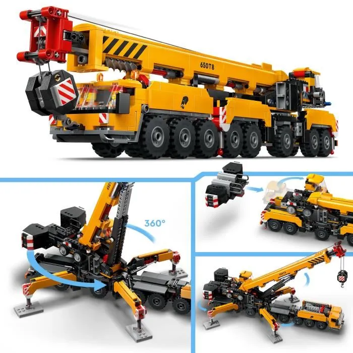 Lego 60409 Grúa de Construcción Móvil Amarilla, Set de Construcción para Niños 2 Lego 60409 Grúa de Construcción Móvil Amarilla, Set de Construcción para Niños 2