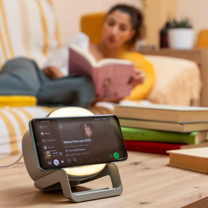 Altavoz Cargador Inalámbrico con LED Souwis InnovaGoods 11 Altavoz Cargador Inalámbrico con LED Souwis InnovaGoods 11