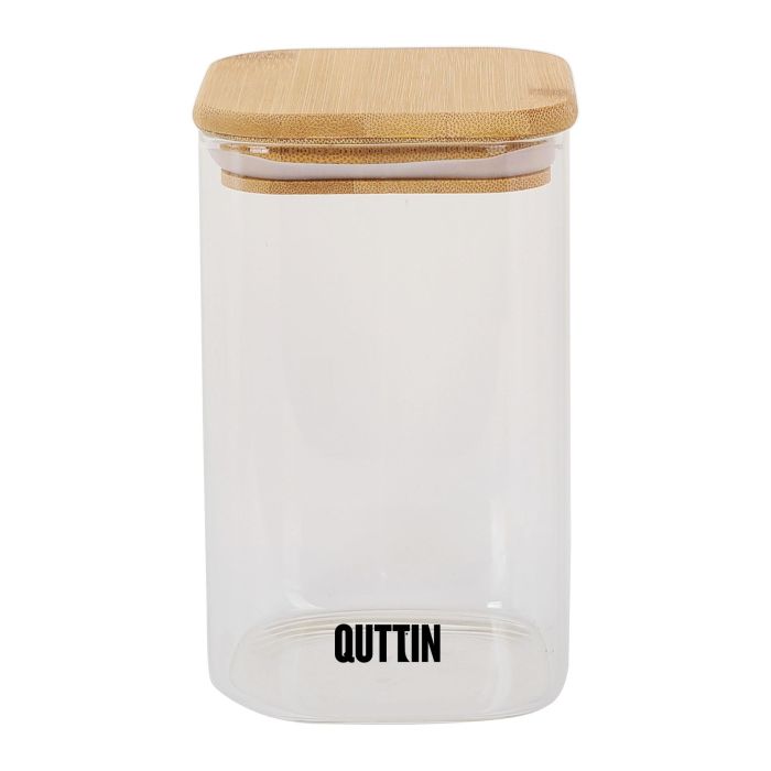 Tarro Cuadrado de Bambú Quttin 8x16 cm (12 Unidades) 10 Tarro Cuadrado de Bambú Quttin 8x16 cm (12 Unidades) 10