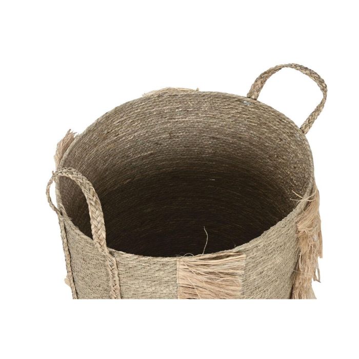 Cesta Tropical DKD Home Decor Natural 42 x 58 x 42 cm Set de 2 2 Cesta Tropical DKD Home Decor Natural 42 x 58 x 42 cm Set de 2 2