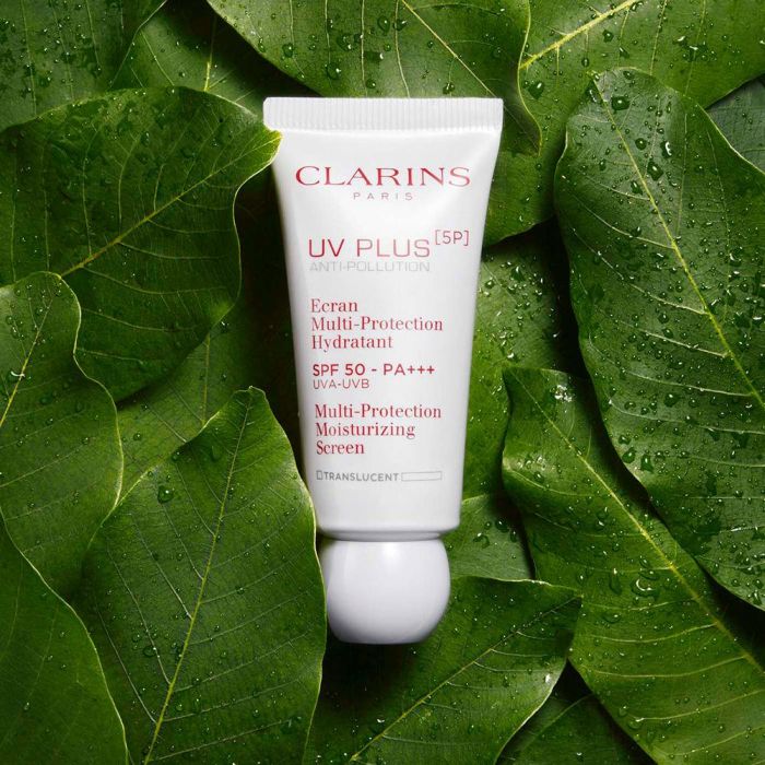 Clarins UV PLUS SPF50 Protector Solar Facial FluidoCrema Todo Tipo de Pieles 30 ml