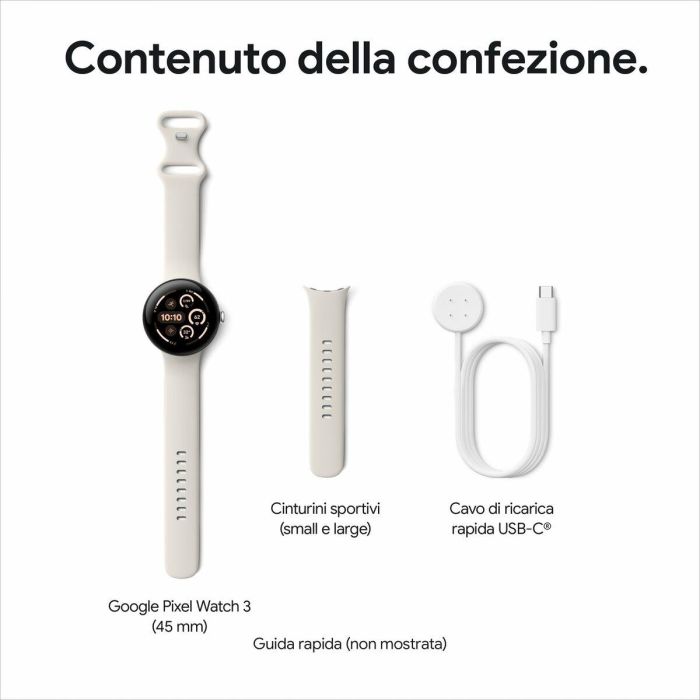 Smartwatch Google GA05785-DE Negro 1,4" 45 mm 1