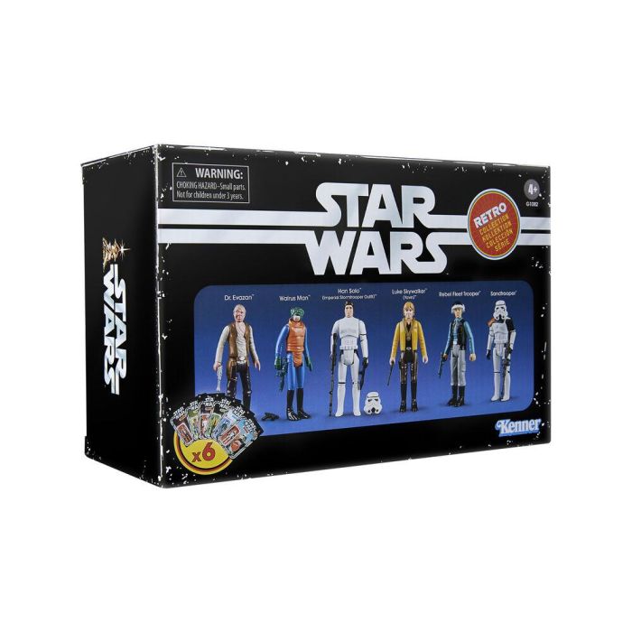 Hasbro Star Wars Retro Pack Múltiple 6 Figuras 9.5cm – Colección 'Una nueva esperanza' para Fans y Coleccionistas 1 Hasbro Star Wars Retro Pack Múltiple 6 Figuras 9.5cm – Colección 'Una nueva esperanza' para Fans y Coleccionistas 1