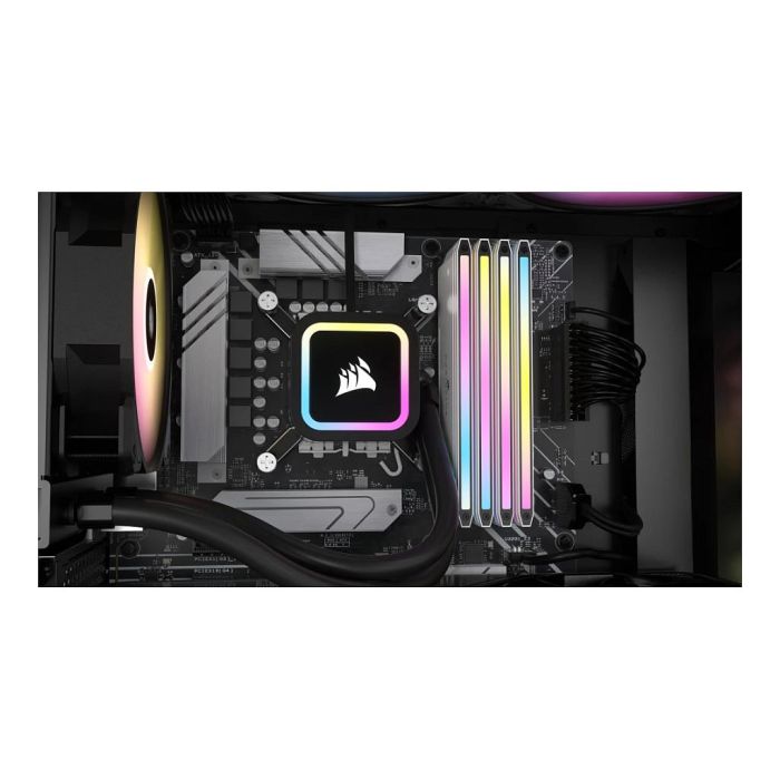 Corsair 32GB PC 7000 CL34 DOMINATOR TITANIUM RGB Kit (2x16GB) DDR5 Blanco Retail 7