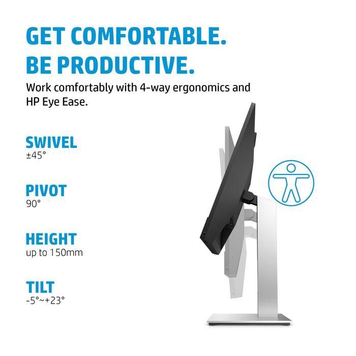 HP E24m G4 Monitor de Conferencias Zoom Certified 23.8" Full HD IPS con Webcam 5MP, Altavoces y USB-C 65W 10 HP E24m G4 Monitor de Conferencias Zoom Certified 23.8" Full HD IPS con Webcam 5MP, Altavoces y USB-C 65W 10