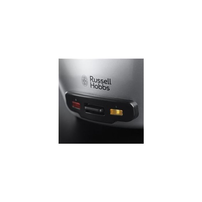 Russell Hobbs 23570-56 Arrocero Maxicook para 14 Tazas de Arroz con Recipiente Antiadherente de 5L y Tapa de Cristal en Acero Inoxidable 1