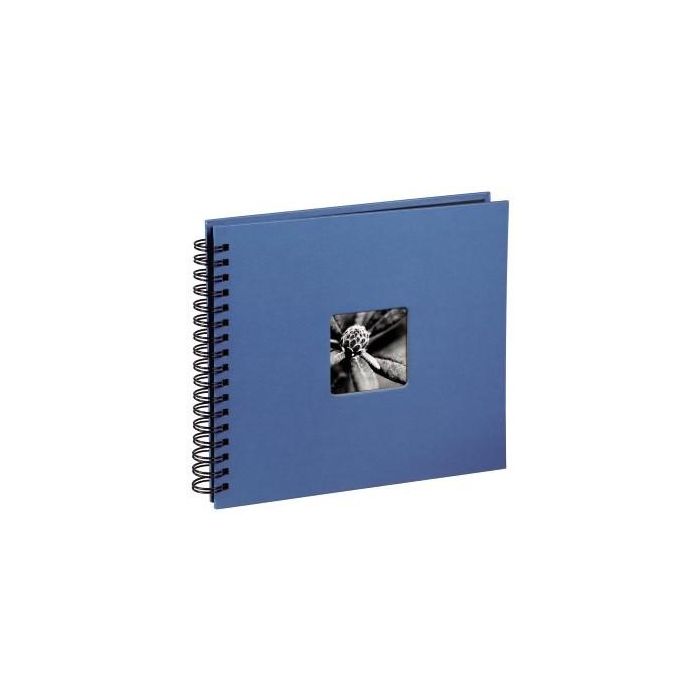 Hama 113683 Álbum de Espiral Fine Art, Azur, 28x24 cm, 50 Páginas Negras