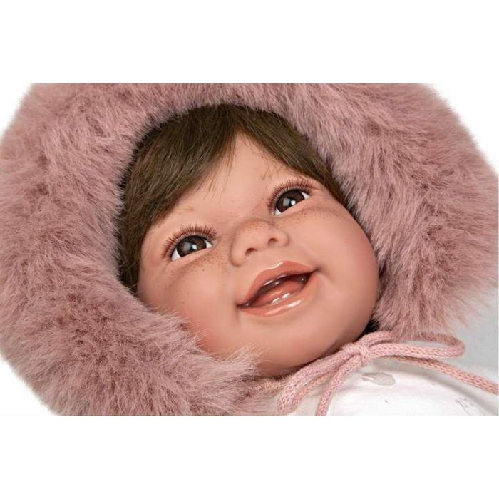 Muñecas Arias Muñeca Elegance 45 cm Zoe Rosa con Manoplas (Muñeco de Peso) 14