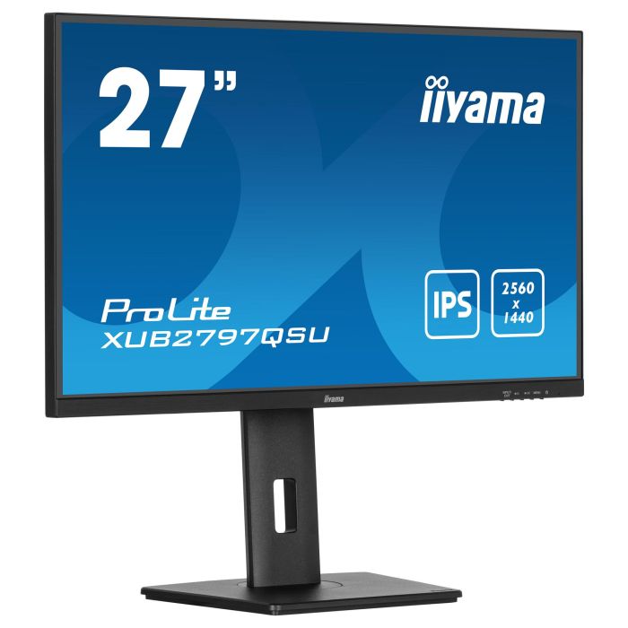 iiyama XUB2797QSU-B2 Monitor 68.5cm (27") LED Quad HD 1ms HDMI+DP+2xUSB 7