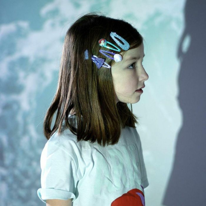 Inca Clips La Sirenita 7,4 x 12,5 x 2 cm 4 u Accesorios para el Cabello Niños 1