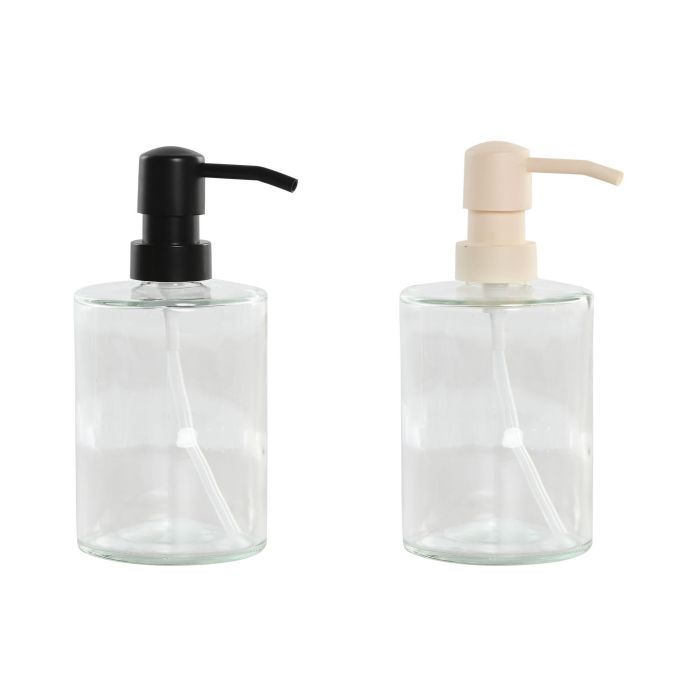 Dosificador Basicos DKD Home Decor Negro Blanco 8 x 17 x 8 cm Set de 2 (4 Unidades) 1 Dosificador Basicos DKD Home Decor Negro Blanco 8 x 17 x 8 cm Set de 2 (4 Unidades) 1