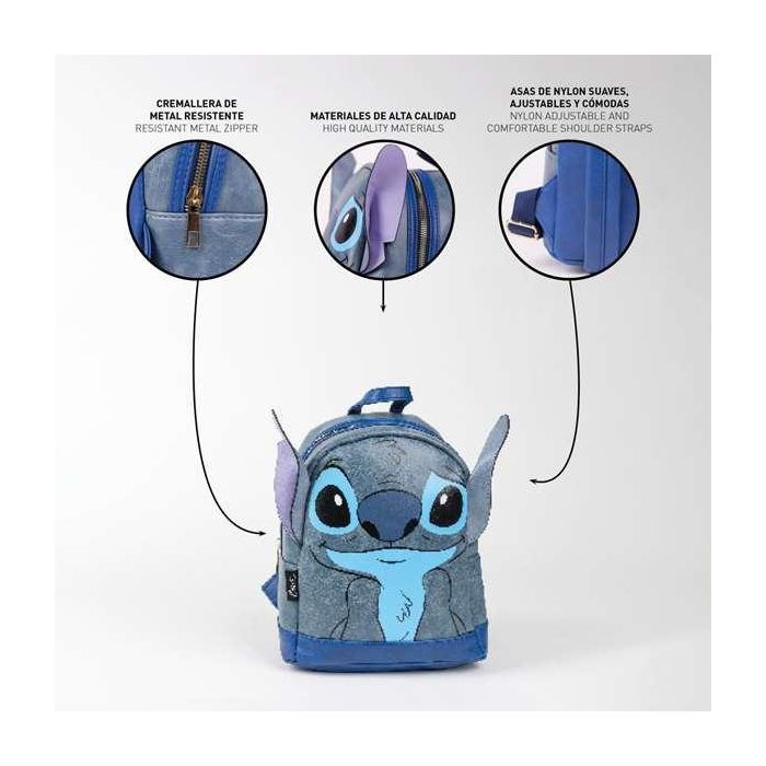 Cerdá Mochila Guardería Stitch 22x25x11 cm 3